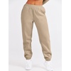 image:imageANRABESS Womens Lounge Set Sweatsuits for Women Fall 2 Piece Jogger PantsBrown