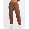 image:imageANRABESS Womens Lounge Set Sweatsuits for Women Fall 2 Piece Jogger PantsCoffee