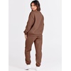 image:imageANRABESS Womens Lounge Set Sweatsuits for Women Fall 2 Piece Jogger PantsCoffee