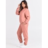 image:imageANRABESS Womens Lounge Set Sweatsuits for Women Fall 2 Piece Jogger PantsDark Pink
