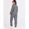image:imageANRABESS Womens Lounge Set Sweatsuits for Women Fall 2 Piece Jogger PantsDeep Grey