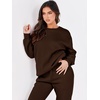 image:imageANRABESS Womens Lounge Set Sweatsuits for Women Fall 2 Piece Jogger PantsDrek Coffee