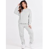 image:imageANRABESS Womens Lounge Set Sweatsuits for Women Fall 2 Piece Jogger PantsGrey