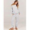 image:imageANRABESS Womens Lounge Set Sweatsuits for Women Fall 2 Piece Jogger PantsGrey