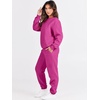 image:imageANRABESS Womens Lounge Set Sweatsuits for Women Fall 2 Piece Jogger PantsHot Pink