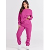 image:imageANRABESS Womens Lounge Set Sweatsuits for Women Fall 2 Piece Jogger PantsHot Pink