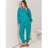 image:imageANRABESS Womens Lounge Set Sweatsuits for Women Fall 2 Piece Jogger PantsLake
