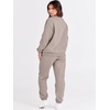 image:imageANRABESS Womens Lounge Set Sweatsuits for Women Fall 2 Piece Jogger PantsLight Khaki