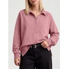 image:imageANRABESS Womens Oversized Button Up Henley SweatshirtsPink