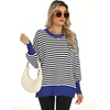 image:imageANRABESS Womens Oversized Knit Sweaters 2026 Fall OutfitsBlack White