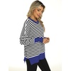 image:imageANRABESS Womens Oversized Knit Sweaters 2026 Fall OutfitsBlack White