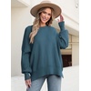 image:imageANRABESS Womens Oversized Knit Sweaters 2026 Fall OutfitsBlue