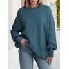 image:imageANRABESS Womens Oversized Knit Sweaters 2026 Fall OutfitsBlue