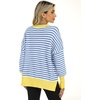image:imageANRABESS Womens Oversized Knit Sweaters 2026 Fall OutfitsBlue White