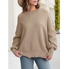 image:imageANRABESS Womens Oversized Knit Sweaters 2026 Fall OutfitsBright Tan
