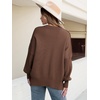 image:imageANRABESS Womens Oversized Knit Sweaters 2026 Fall OutfitsCoffee