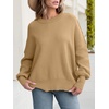image:imageANRABESS Womens Oversized Knit Sweaters 2026 Fall OutfitsDeep Apricot