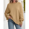 image:imageANRABESS Womens Oversized Knit Sweaters 2026 Fall OutfitsDeep Apricot