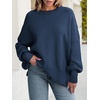 image:imageANRABESS Womens Oversized Knit Sweaters 2026 Fall OutfitsDeep Blue