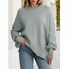image:imageANRABESS Womens Oversized Knit Sweaters 2026 Fall OutfitsGray
