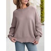 image:imageANRABESS Womens Oversized Knit Sweaters 2026 Fall OutfitsMauve