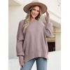image:imageANRABESS Womens Oversized Knit Sweaters 2026 Fall OutfitsMauve