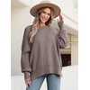 image:imageANRABESS Womens Oversized Knit Sweaters 2026 Fall OutfitsNutmeg