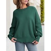 image:imageANRABESS Womens Oversized Knit Sweaters 2026 Fall OutfitsOpal Green