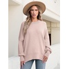 image:imageANRABESS Womens Oversized Knit Sweaters 2026 Fall OutfitsPink
