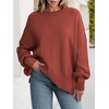 image:imageANRABESS Womens Oversized Knit Sweaters 2026 Fall OutfitsRust