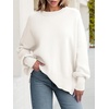 image:imageANRABESS Womens Oversized Knit Sweaters 2026 Fall OutfitsWhite