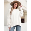 image:imageANRABESS Womens Oversized Knit Sweaters 2026 Fall OutfitsWhite