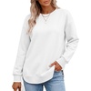 image:imageANRABESS Crewneck Sweatshirts for Women Long Sleeve ShirtsWhite